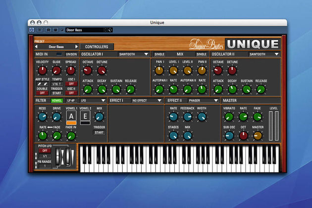 Unique's GUI is misleadingly plain